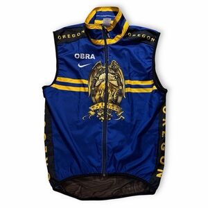 VTG Louis Garneau Cycling Jersey Oregon Champion Nike OBRA Full Zip Vest